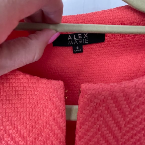 Alex Marie Coral Cropped Jacket blazer perfect for office NWT size Medium/large - Picture 3 of 16